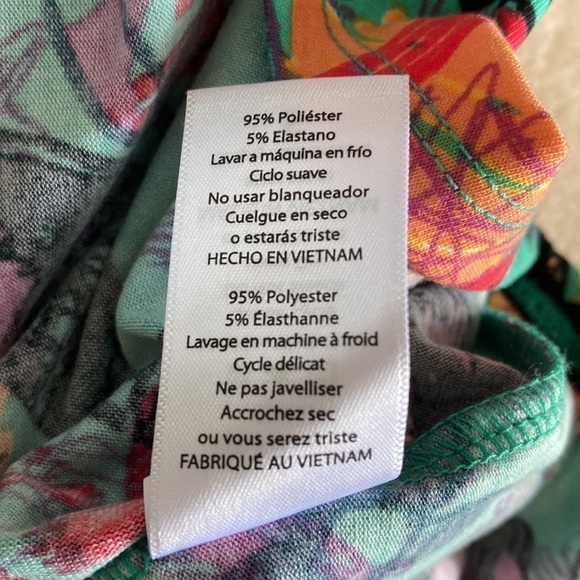 LuLaRoe green and black Mickey Minnie baseball tee small - Picture 7 of 7